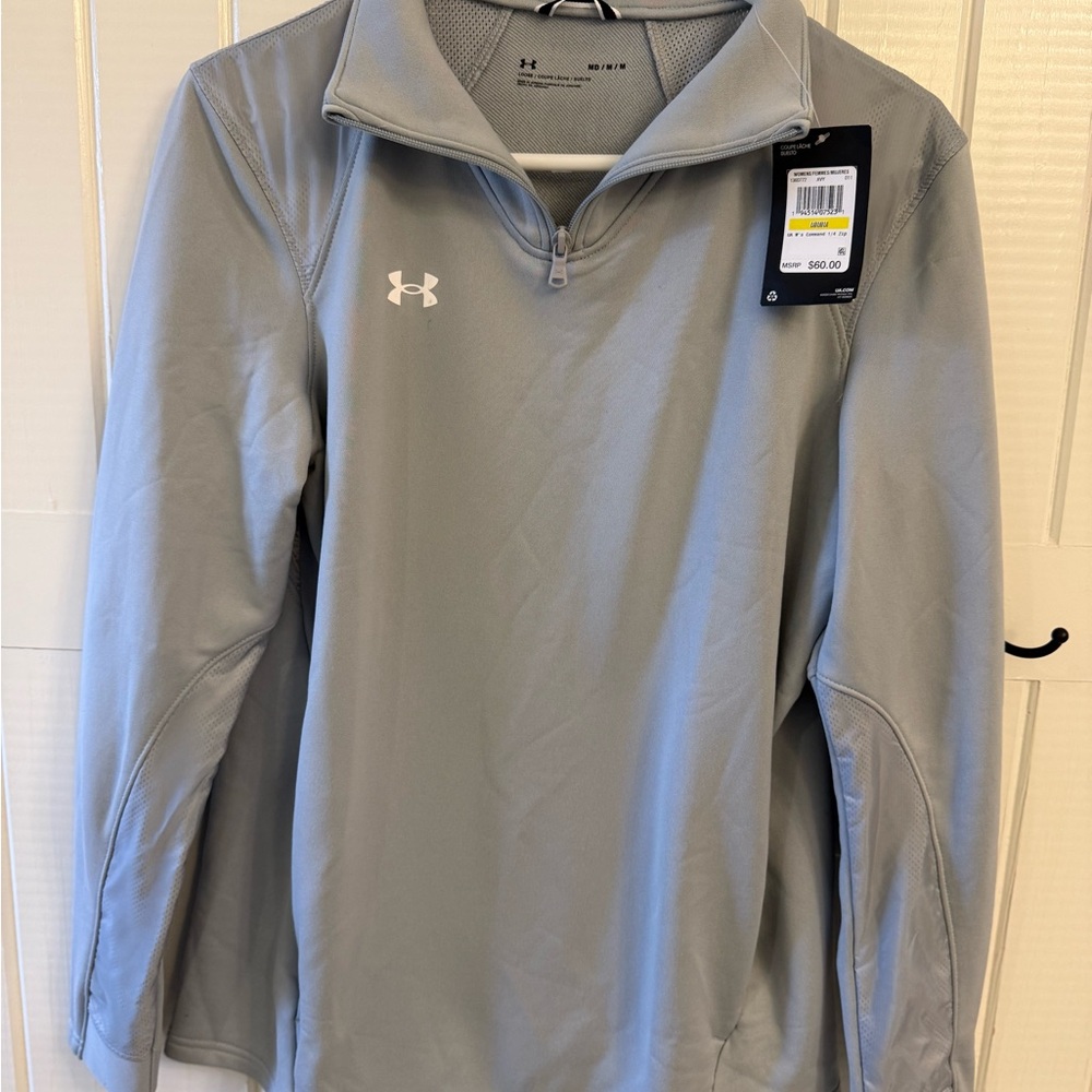 Under Armour Light Gray Performance Pullover